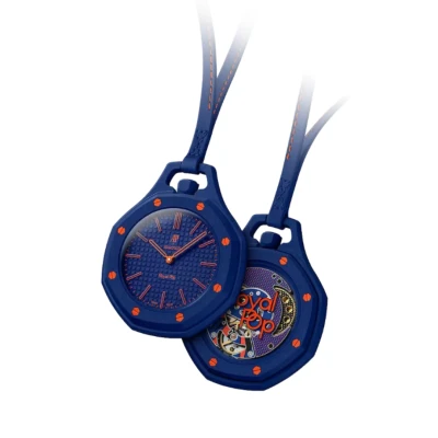 Swatch Audemars Piguet Royal Pop Collection Pocket Watch Orenji Hachi