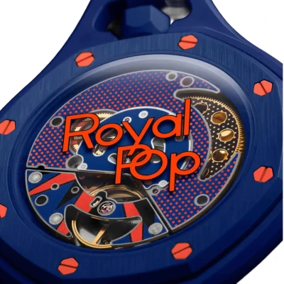 Swatch Audemars Piguet Royal Pop Collection Pocket Watch Orenji Hachi2.jpg