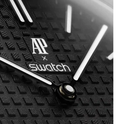Swatch Audemars Piguet Royal Pop Collection Pocket Watch Ocho Negro3.jpg
