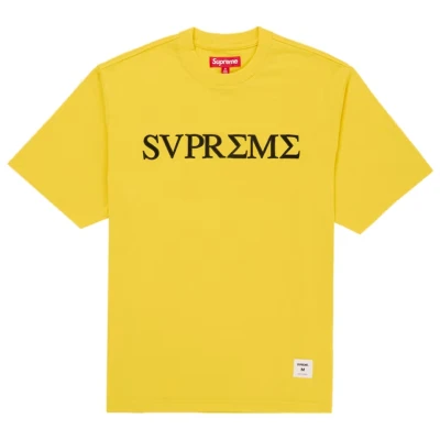 Supreme Greek S/S Top Yellow