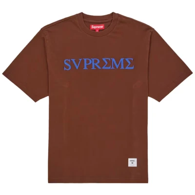 Supreme Greek S/S Top Brown
