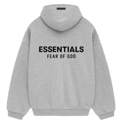 Fear of God Essentials Fleece Hoodie Light Heather Gray (FW24) *Ostatni rozmiar*