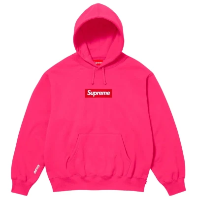 Supreme Box Logo Hooded Sweatshirt Pink (FW25) *Ostatni rozmiar*