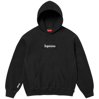 Supreme Box Logo Hooded Sweatshirt Black (FW25)  *Ostatni rozmiar*