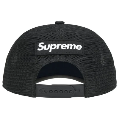 Supreme :Vanson Leathers Spider-Man Mesh Back 6-Panel Black2.jpg