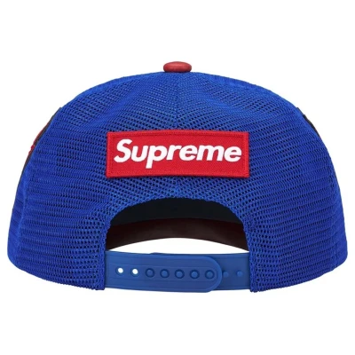 Supreme :Vanson Leathers Spider-Man Mesh Back 6-Panel Red2.jpg