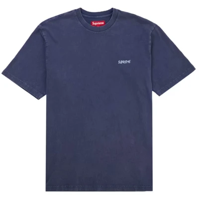 Supreme Washed S/S Top Navy