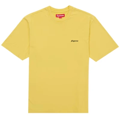 Supreme Washed S/S Top Yellow
