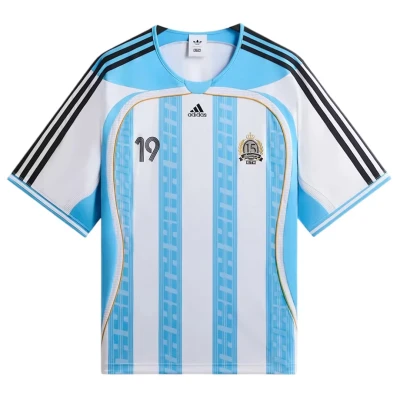 Kith x adidas Messi Football Jersey Blue/White