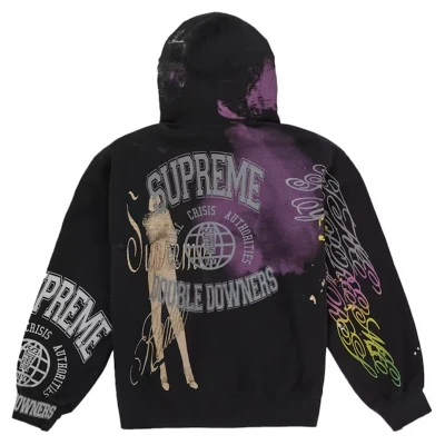 Supreme Overprint Hooded Sweatshirt Black2.jpg