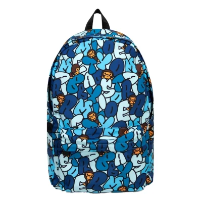 BAPE Baby Milo All Friends Large Backpack Blue.jpg