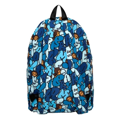 BAPE Baby Milo All Friends Large Backpack Blue3.jpg