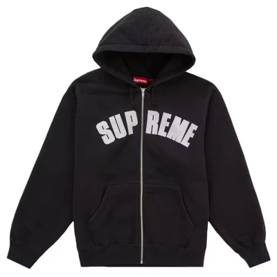 Supreme Larry Clark Zip Up Hooded Sweatshirt Black.jpg