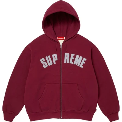 Supreme Arc Thermal Lined Zip Up Hooded Sweatshirt Cardinal.png