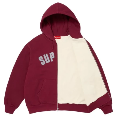 Supreme Arc Thermal Lined Zip Up Hooded Sweatshirt Cardinal2.png