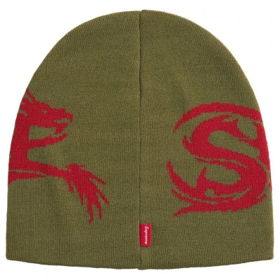 Supreme Dragon Beanie Olive2.jpg