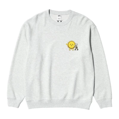 Kaws Universe UT Graphic Sweatshirt Light Grey.jpg