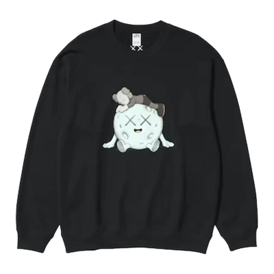 Kaws Universe UT Graphic Sweatshirt Black