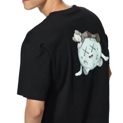 Kaws Universe UT Graphic T-shirt Black2.jpg
