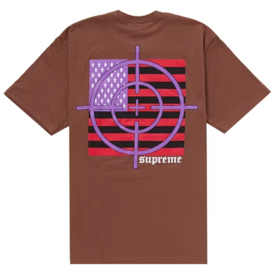 Supreme Target Tee Brown