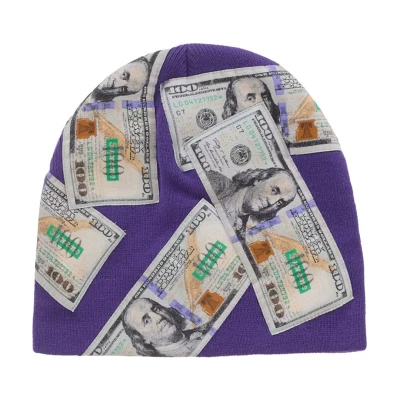 Supreme Money Beanie Purple