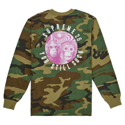Supreme You Still S**k L/S Tee Woodland Camo