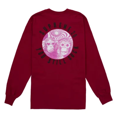 Supreme You Still S**k L/S Tee Cardinal