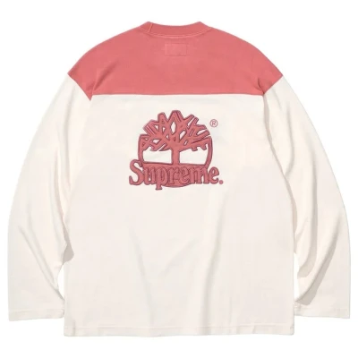 Supreme Timberland L:S Football Top White2.jpg
