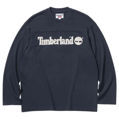 Supreme Timberland L/S Football Top Navy