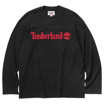 Supreme Timberland L/S Football Top Black