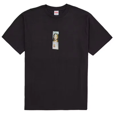 Supreme Prayer Card Box Logo Tee Black.jpg