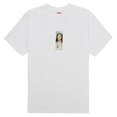 Supreme Prayer Card Box Logo Tee White