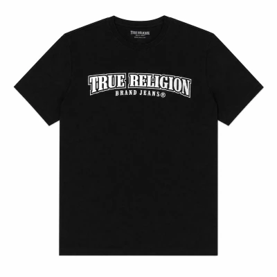 True Religion Painted Horseshoe Tee Black.jpg