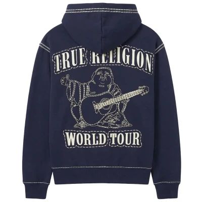 True Religion Super Qt Zip Hoodie