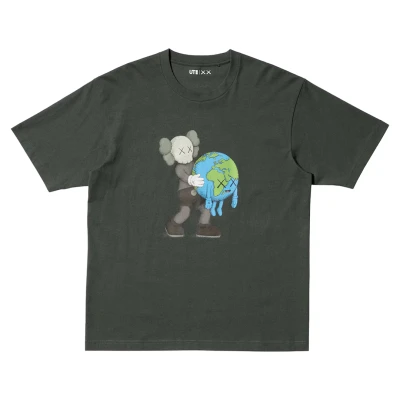 Kaws Universe UT Graphic T-shirt Grey.jpg