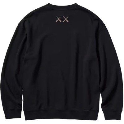 KAWS x Uniqlo Longsleeve Sweatshirt Black BBF 1.jpg