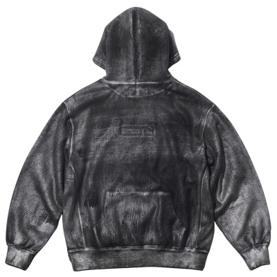 Supreme MM6 Maison Margiela Foil Box Logo Hooded Sweatshirt Black 2.jpg