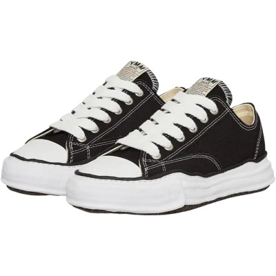 Maison Mihara Yasuhiro Peterson OG Sole Canvas Low Black 2.jpg