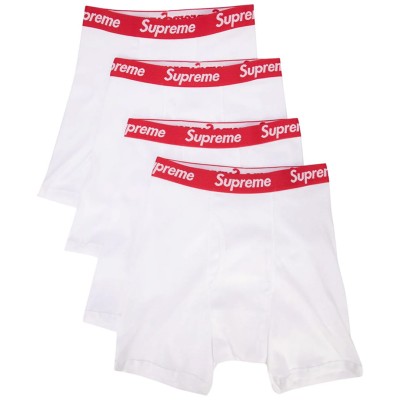 Supreme Boxers White (4-pack)
