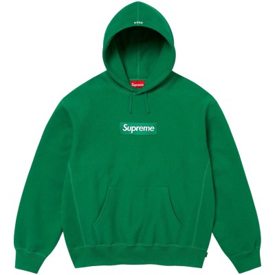 Supreme Box Logo Hooded Green FW24