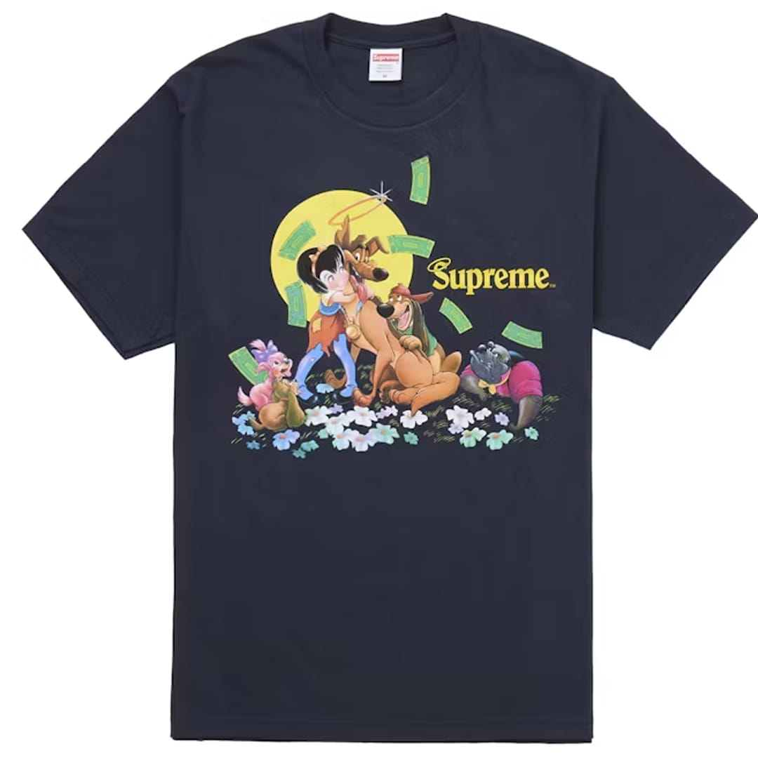Go Dogs All Supreme L ネイビー Tee Heaven To Go Dogs All Supreme To US - FW25 - Men's Black Sweater Heaven トップス