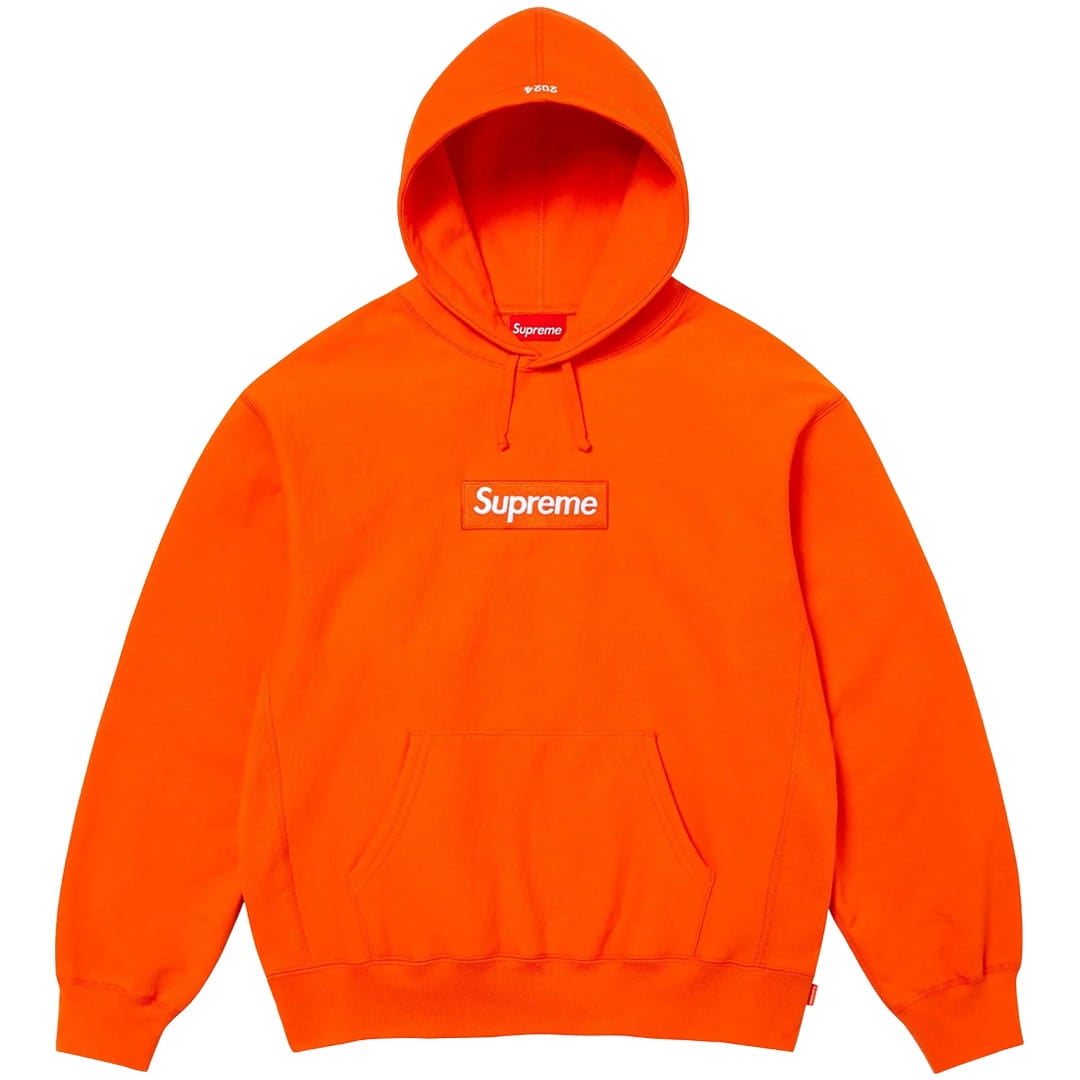 Supreme Box Logo Hooded Dark Orange FW24